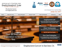 Tablet Screenshot of employmentadvocacy.com